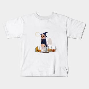 Graveyard Girl Kids T-Shirt